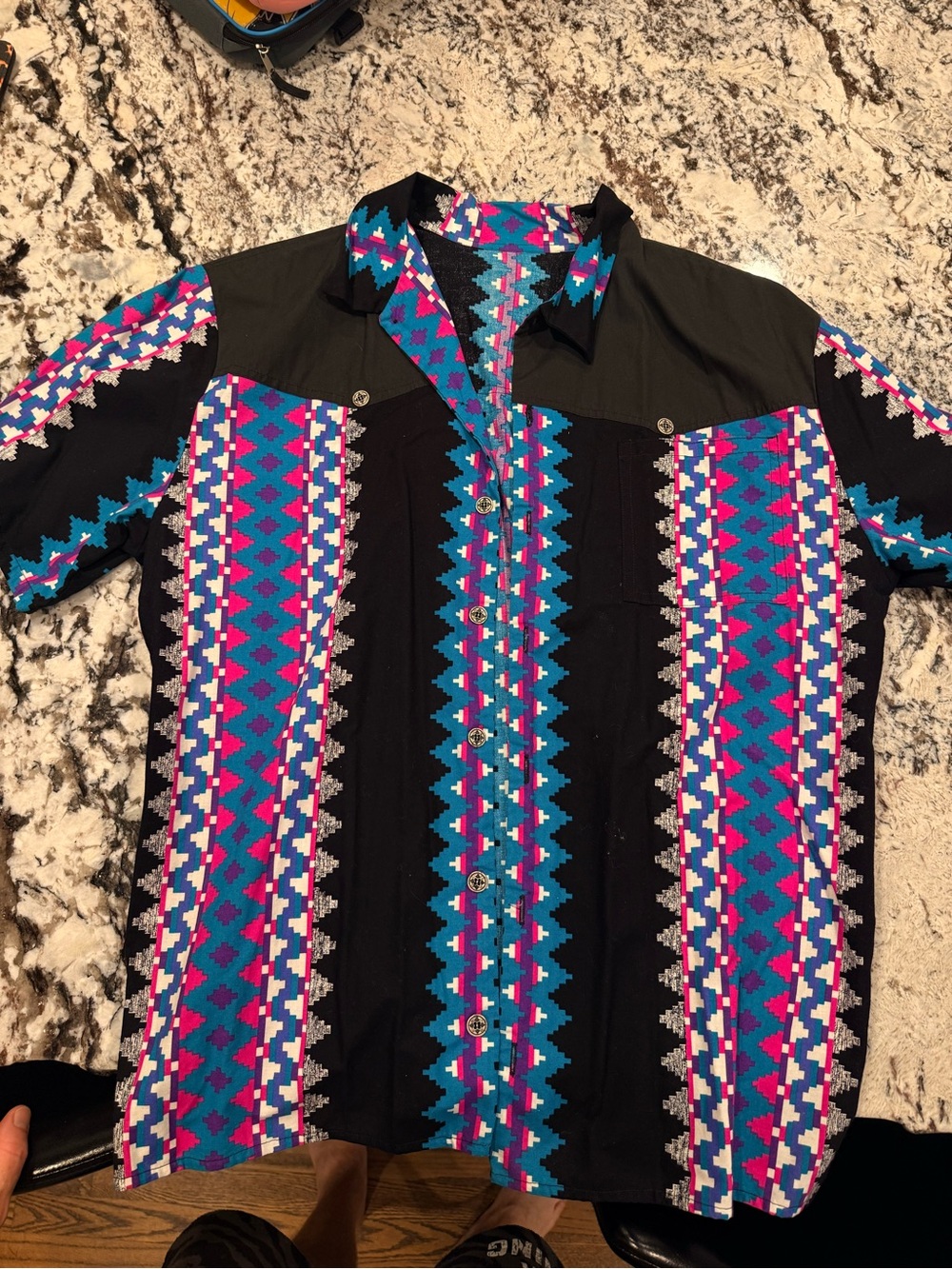 Vintage 90’s country western short sleeve shirt